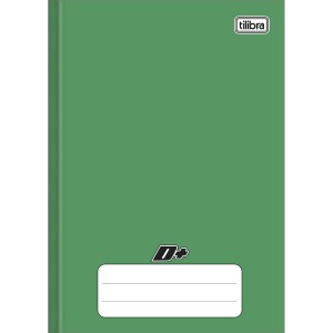 CADERNO BROCHURA CAPA DURA 1/4 VERDE 96 FLS D+ TILIBRA