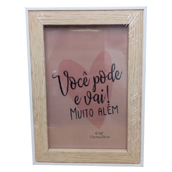 PORTA RETRATO VOCÊ PODE 15X20CM PLÁSTICO