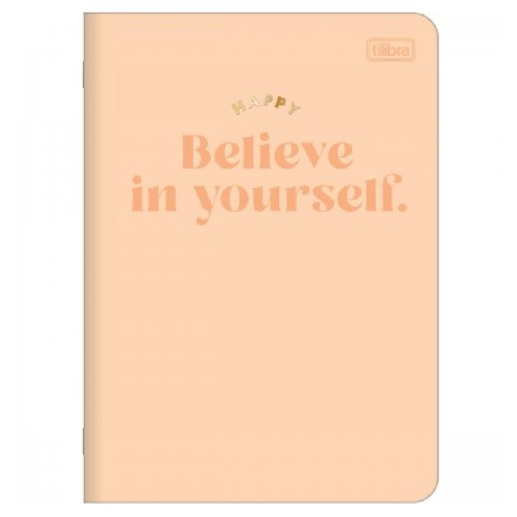 CADERNO GRAMPEADO FLEXÍVEL HAPPY 32 FOLHAS TILIBRA