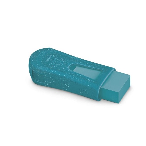 APONTADOR COM BORRACHA GLITZ FABER CASTELL