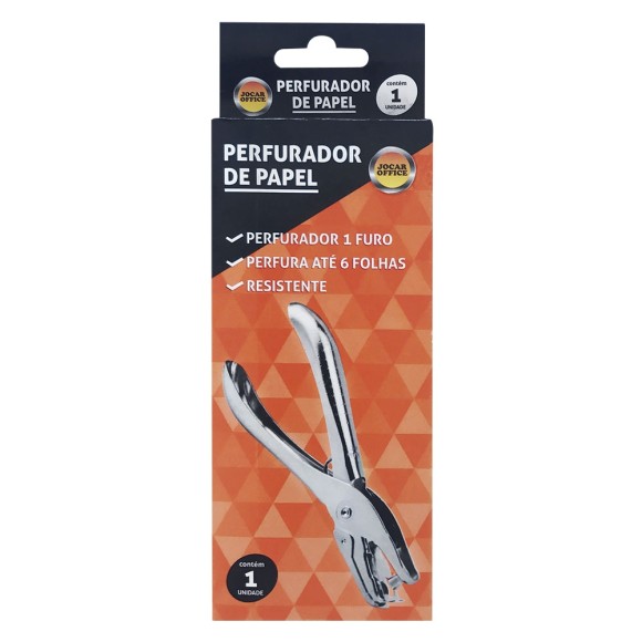 PERFURADOR DE PAPEL 1 FURO JOCAR OFFICE