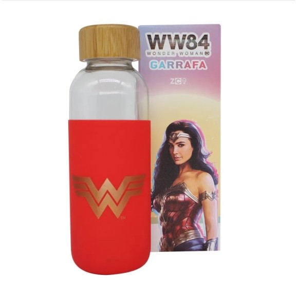 GARRAFA ECO 450ML MULHER MARAVILHA - ZONA CRIATIVA