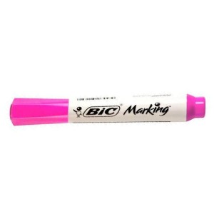 PINCEL QUADRO BRANCO MARKING FASHION ROSA BIC