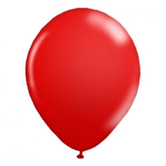PACOTE DE BALÕES 9" 50 UNIDS VERMELHO HAPPY DAY