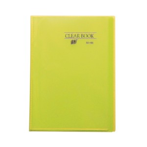 PASTA CATÁLOGO 40 FLS OFÍCIO CLEAR BOOK TRANSP. AMARELO YES