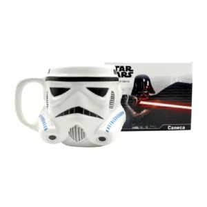 CANECA FORMATO 3D 500ML STORMTROOPER STAR WARS - ZONA CRIATIVA