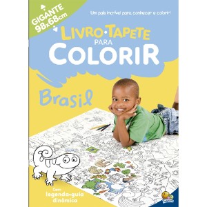 LIVRO TAPETE PARA COLORIR BRASIL TODOLIVRO