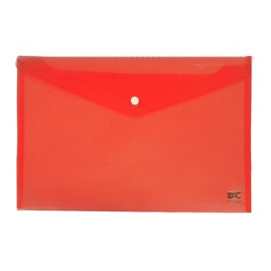 PASTA MALOTE A4 C/ BOTÃO VERMELHO DAC