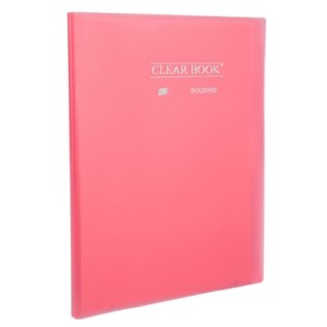 PASTA CATÁLOGO A4 20FLS CLEARBOOK VERMELHO FOSCO YES