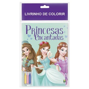 LIVRINHO DE COLORIR PRINCESAS ENCANTADAS TODOLIVRO