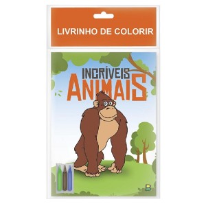 LIVRINHO DE COLORIR INCRÍVEIS ANIMAIS TODOLIVRO
