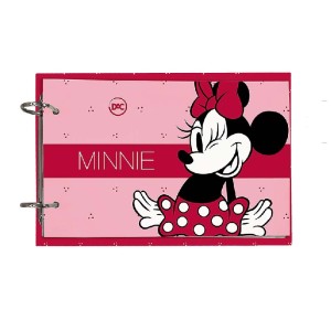 MINI CADERNO ARGOLADO MINNIE 80FLS DAC