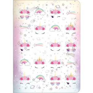 CADERNETA GRAMPEADA FLEXÍVEL BLINK 32 FOLHAS TILIBRA