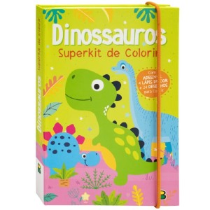 SUPERKIT DE COLORIR DINOSSAUROS TODOLIVRO