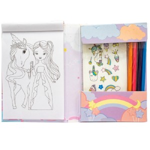SUPERKIT DE COLORIR UNICÓRNIOS TODOLIVRO
