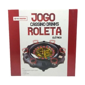 JOGO ROLETA CASSINO DRINKS 6 COPOS