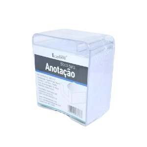BLOCO DE ANOTAÇÃO 7,5X7,5CM BRANCO 500FLS