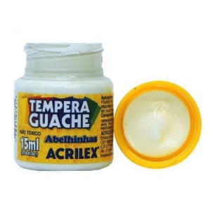 TINTA GUACHE 15 ML BRANCA ACRILEX