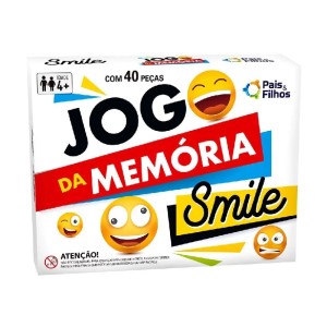 JOGO DA MEMÓRIA SMILE 40 PEÇAS PAIS&FILHOS