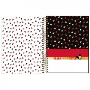 CADERNO ESPIRAL CD COLEGIAL 1M MICKEY 80 FOLHAS TILIBRA