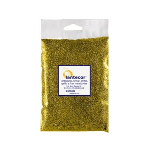 GLITTER PVC OURO 100G LANTECOR