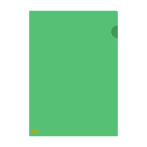 PASTA L 220X310MM VERDE A4 C/10 YES