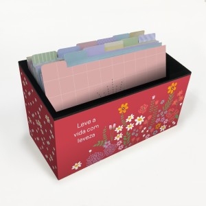 FICHÁRIO DE MESA CAMPESTRE FINA IDEIA