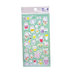 ADESIVO DECORAÇÃO GATO BRANCO