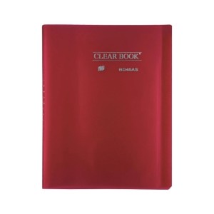 PASTA CATALOGO 40FLS A4 CLEAR BOOK VERMELHO - YES
