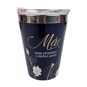 COPO VIAGEM SNAP 300ML MÃE ETERNO AMOR ZONA CRIATIVA