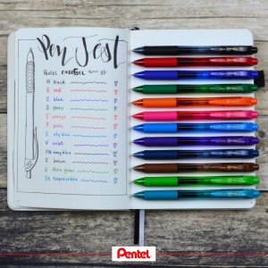 CANETA RETRÁTIL ENERGEL-X 0.5 VERDE CLARO PENTEL