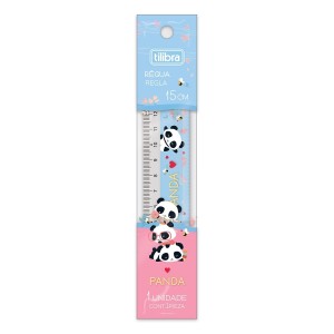 RÉGUA EM POLIESTIRENO 15CM PANDA TILIBRA