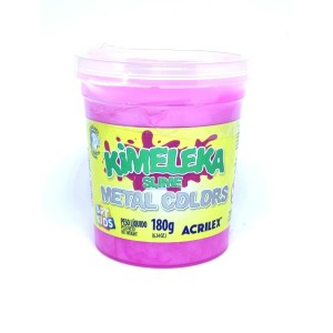 KIMELEKA SLIME METAL COLOR ROSA 180G ACRILEX