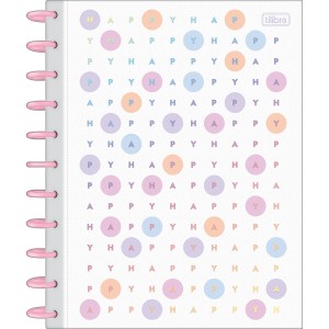 CADERNO TILIDISCO CD UNIV 10M HAPPY 160 FLS TILIBRA