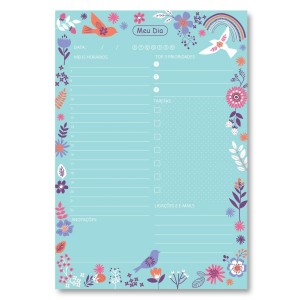 BLOCO TAREFAS DO DIA ALEGRIA FINA IDEIA