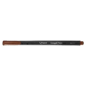 CANETA GRAPH PEPS FINELINER 0.4 MARROM MAPED