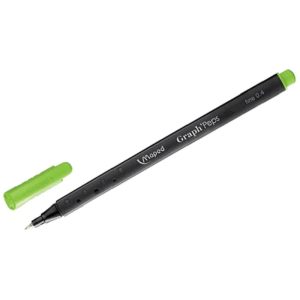 CANETA GRAPH PEPS FINELINER 0.4 VERDE MAÇÃ MAPED