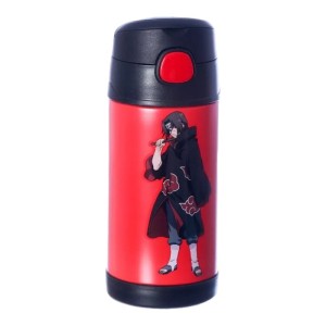 GARRAFA CLICK COM CANUDO 300ML AKATSUKI ZONACRIATIVA