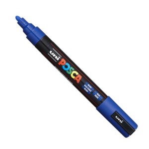 CANETA POSCA PC-5M AZUL UNI MITSUBISHI