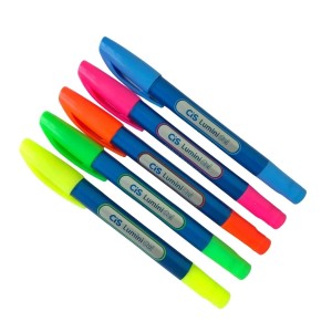 CANETA MARCA-TEXTO LUMINI GEL 5 CORES CIS