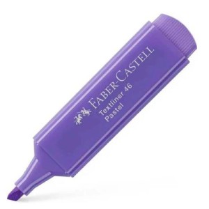 MARCA TEXTO TEXTLINER PASTEL 46 LILAS FABER-CASTELL