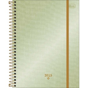 PLANNER ESPIRAL WEST VILLAGE METALIZADO M7 TILIBRA