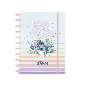 CADERNO UNIVERSITARIO DISCBOOK  80 FOLHAS  STITCH FORONI