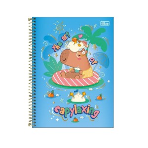 CADERNO ESPIRAL CD UNIV 1M CAPYCLUB 80FLS TILIBRA