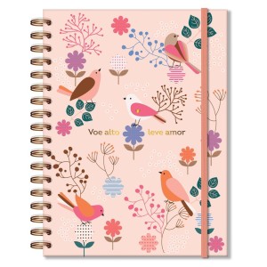 CADERNO FOLHAS REMOVÍVEIS LEVE AMOR FINA IDEIA