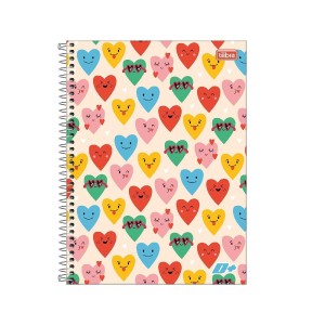 CADERNO ESPIRAL UNIVERSITÁRIO CD 1M 96F D+ FEMININO TILIBRA