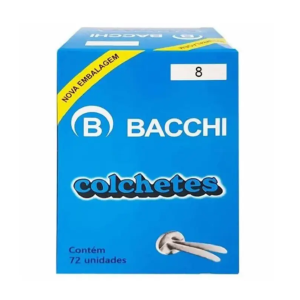 COLCHETE N8 C/ 72 UNID BACCHI