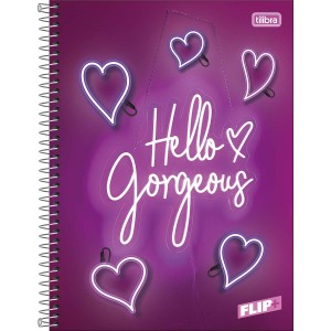 CADERNO ESPIRAL UNIVERSITÁRIO CD 1M 96FLS FLIP FEM TILIBRA