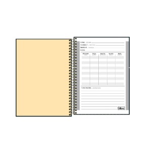 CADERNO ESPIRAL CD 1/4 WEST VILLAGE 80 FOLHAS TILIBRA