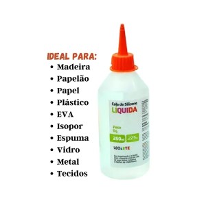 COLA DE SILICONE LÍQUIDA 54G 60ML LEOARTE